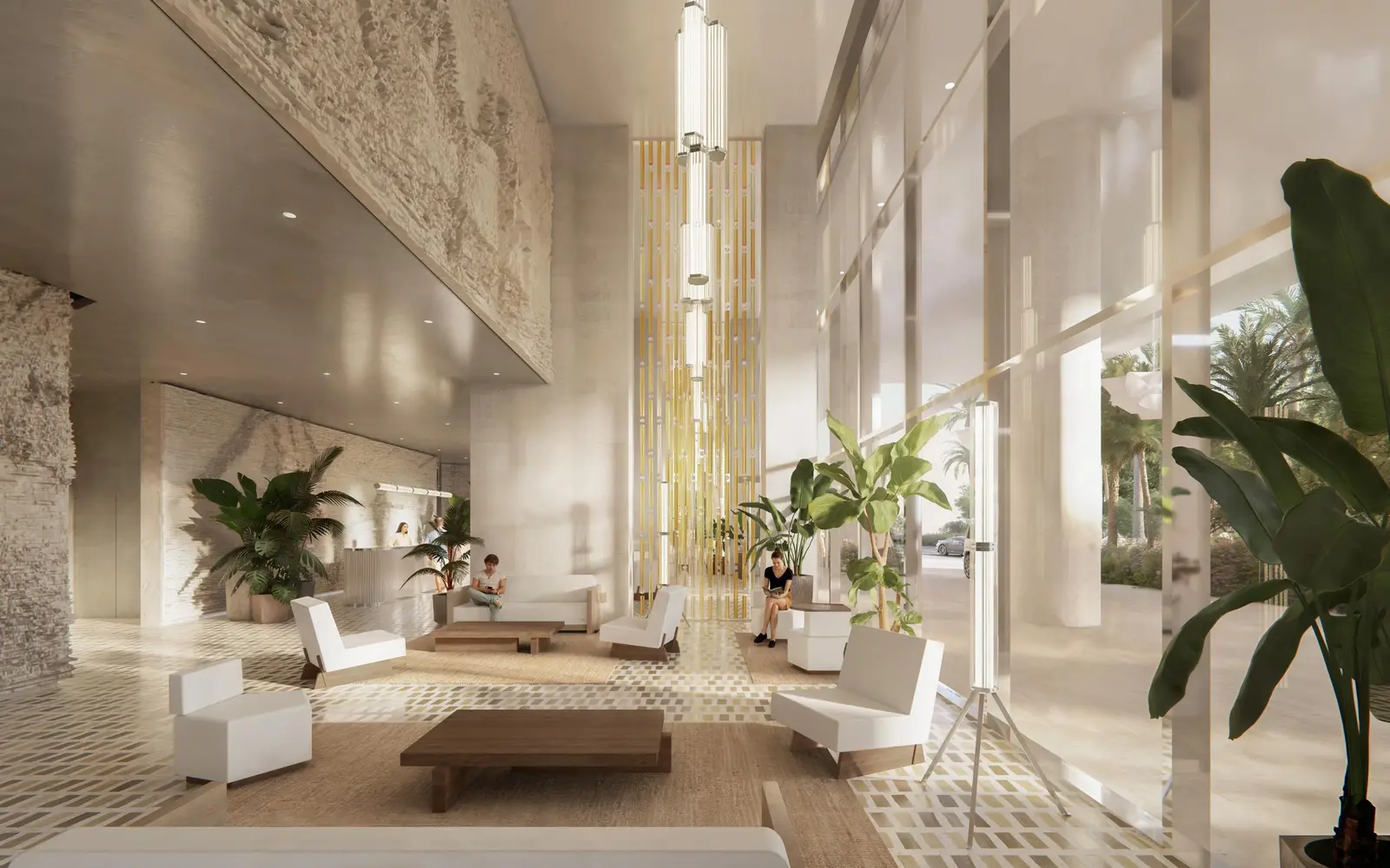 Bright and airy living area at Riviera Residences Abu Dhabi with fulll wall Window and natural lighting..jpg