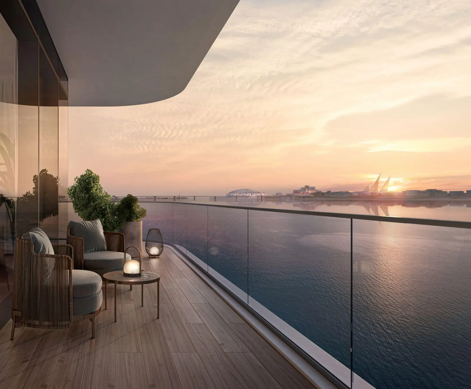 aterfront-inspired architecture of Sunstone Abu Dhabi, a newly launched project located in the heart of Al Reem Island.