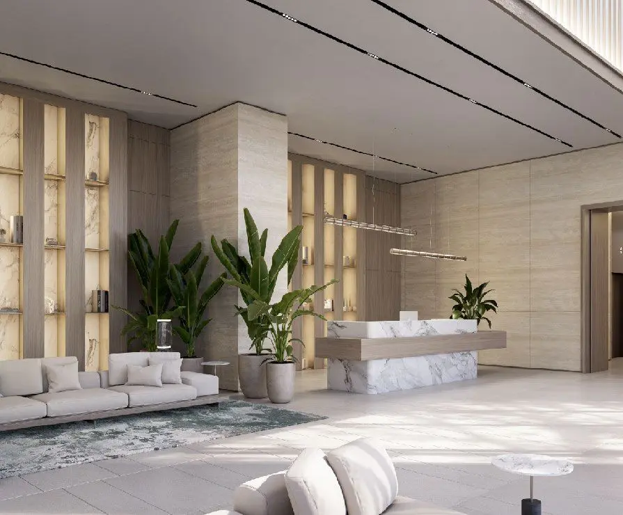 pacious Sunstone Abu Dhabi apartment layout with natural lighting, showcasing high-quality interiors in this newly launched Al Reem project.
