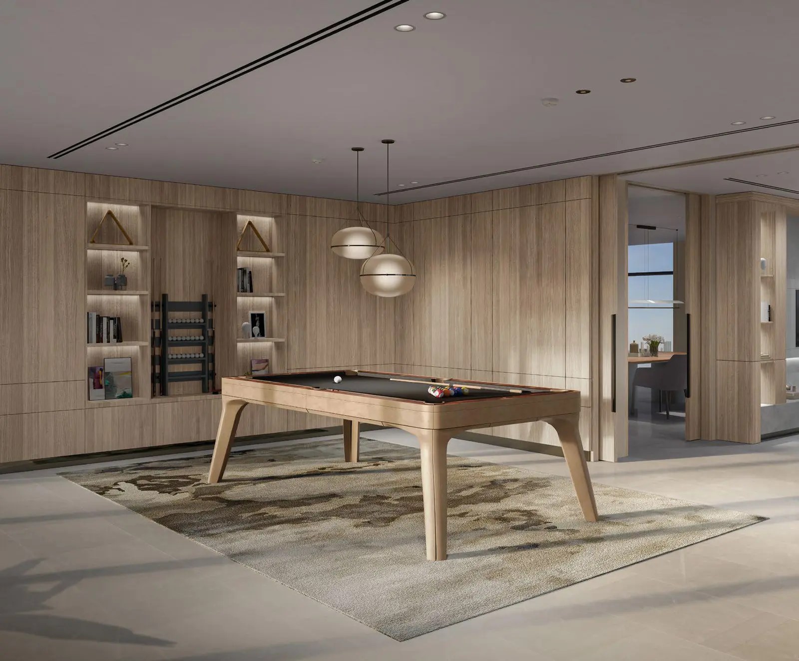 Private cinema and entertainment lounge at Sunstone by IMKAN, new waterfront project in Abu Dhabi..jpg