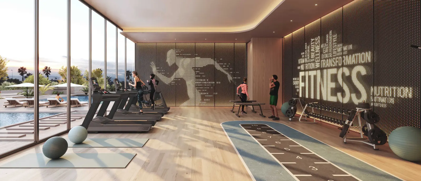 Modern dining area interior at Rotana Residences Al Reem Island, Abu Dhabi, UAE designed for stylish entertaining, comfortable living, and elegant everyday use