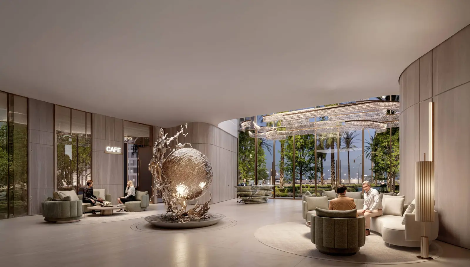 Spa interior at SAAS Heights Abu Dhabi Al Reem Island featuring sauna, steam room, and Jacuzzi wellness facilities.
