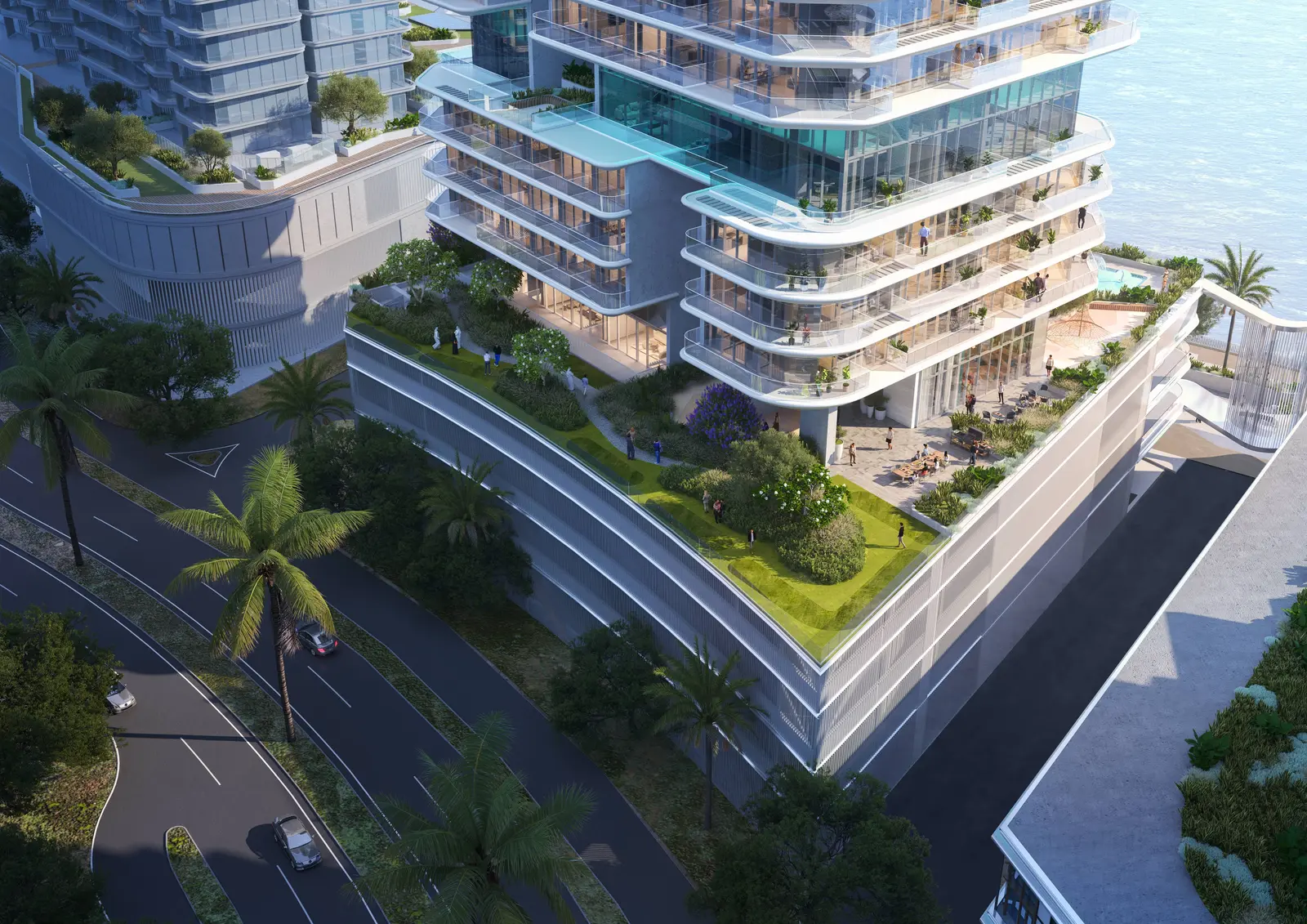 Modern architectural façade featuring bold geometric forms, artistic detailing, and a youthful design identity overlooking Al Reem Island (11).jpg