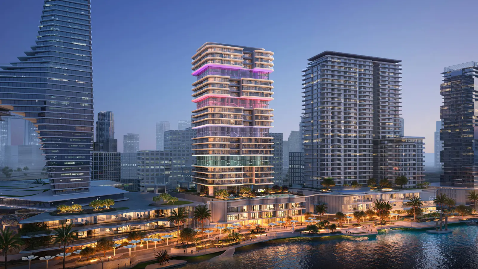 Modern architectural façade featuring bold geometric forms, artistic detailing, and a youthful design identity overlooking Al Reem Island (9).jpg