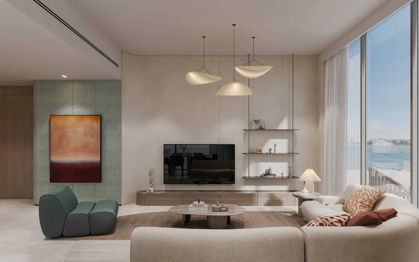 Compact laundry room at The Artery Residences designed for convenience with built‑in storage and modern utility fittings..jpg