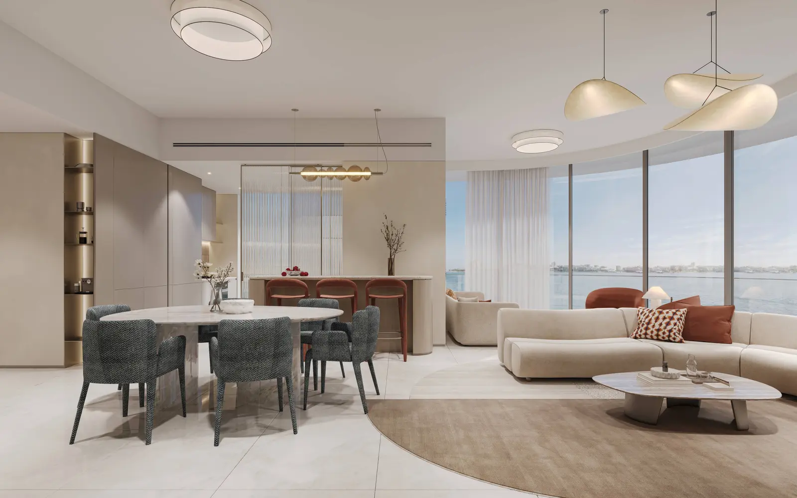 Elegant dining area at The Artery Residences with clean lines, premium materials, and a modern layout designed for comfort and social living..jpg