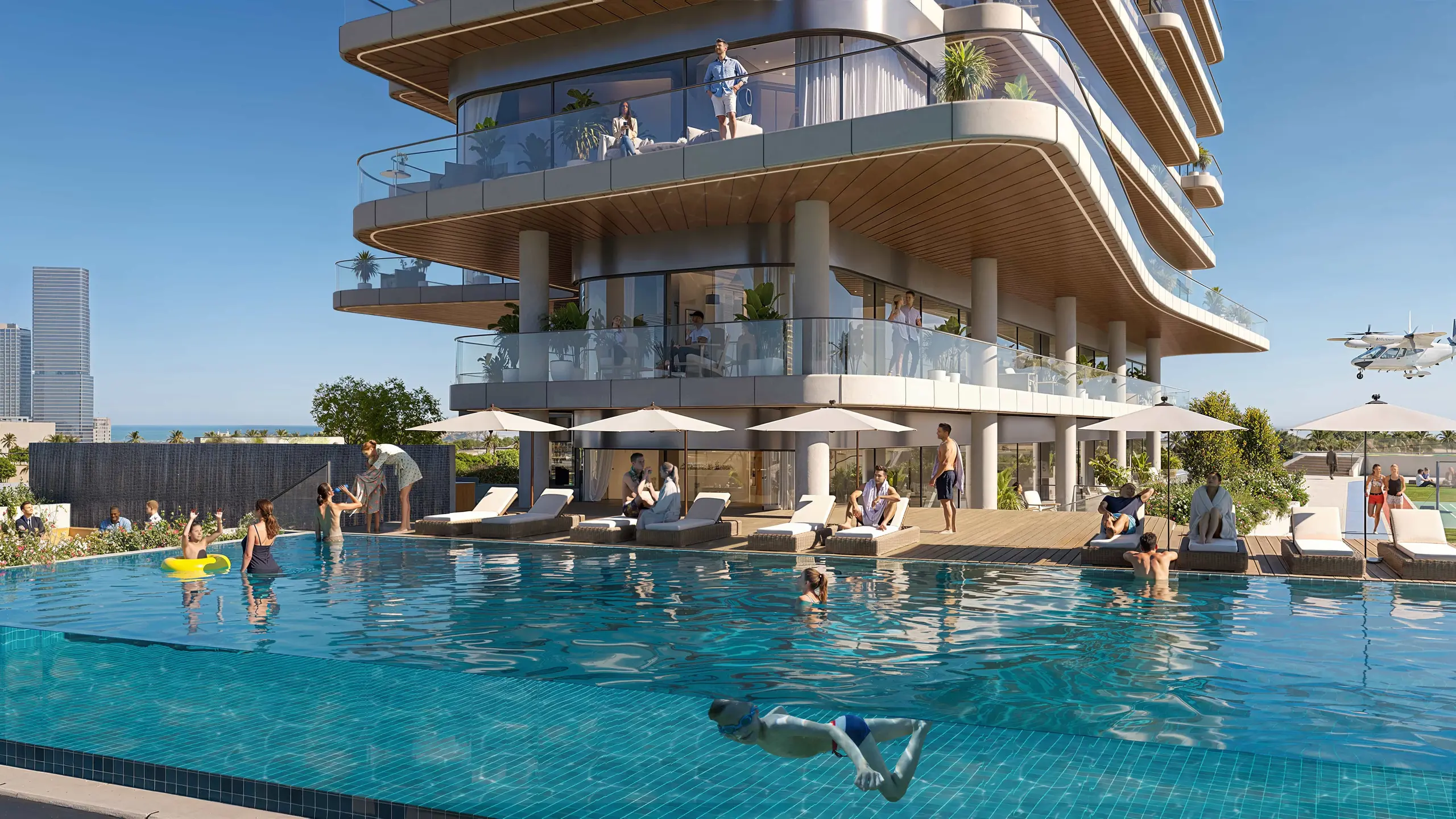 ONE Residence Al Reem Island Abu Dhabi luxury duplex residence offering spacious multi-level living with contemporary architectural design.